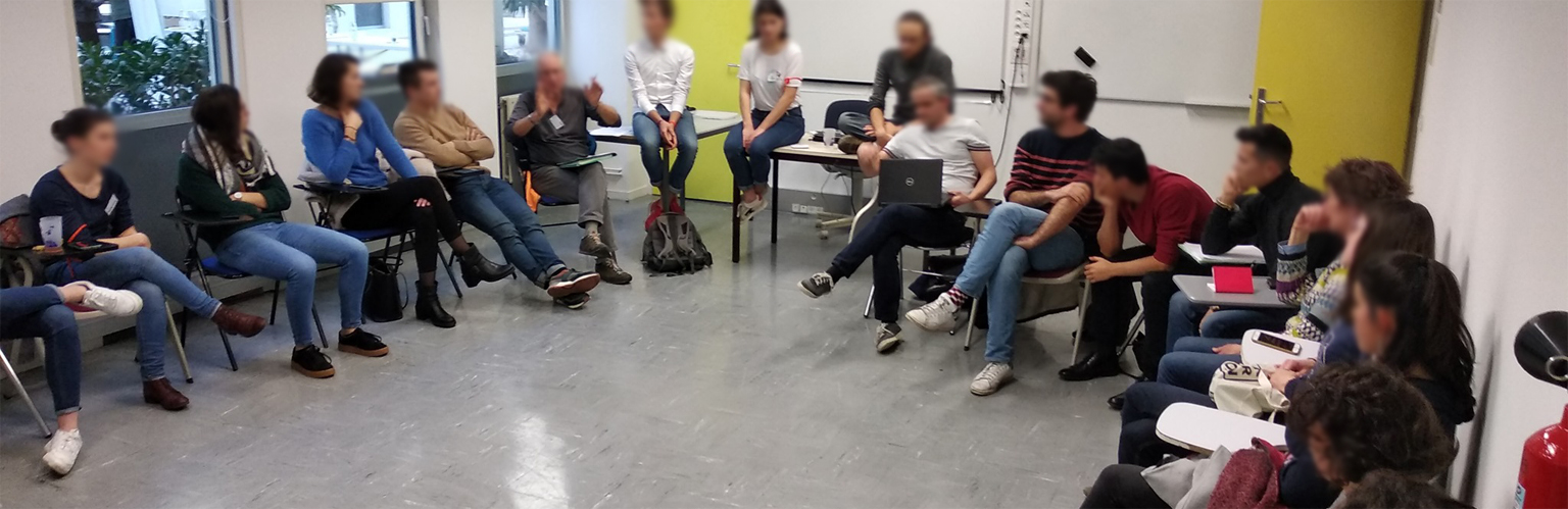 Activité de groupe lors du Forum Horizons 2020