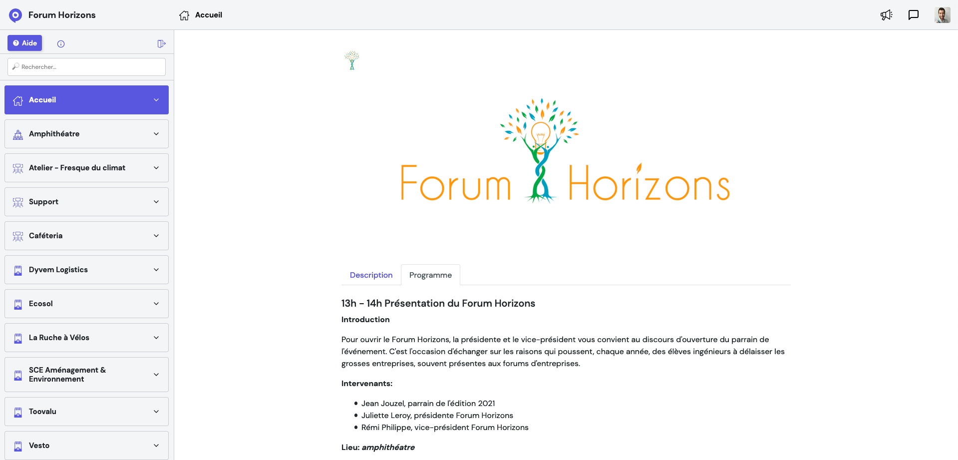 Aperçu de Placemeet